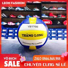 Bóng chuyền da Thăng Long VB 7000 [Thanh lý giá gốc] Hàng chính hãng tặng túi lưới+kim bơm