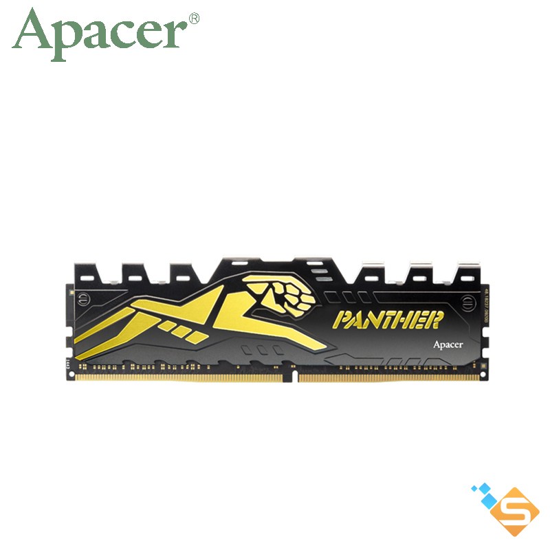 RAM PC DDR4 Apacer PANTHER 16GB 8GB Bus 3200MHz 2666MHz OC Golden w/HS Tản Nhiệt - Bảo Hành Chính Hãng 3 Năm