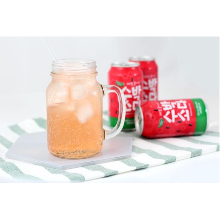 Thùng 24 lon soda dưa hấu 350ml