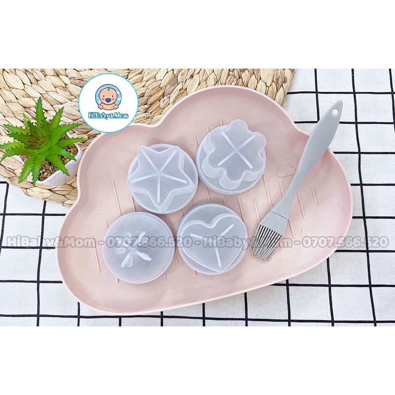 SET 4 KHUÔN LÀM BÁNH CHO BÉ