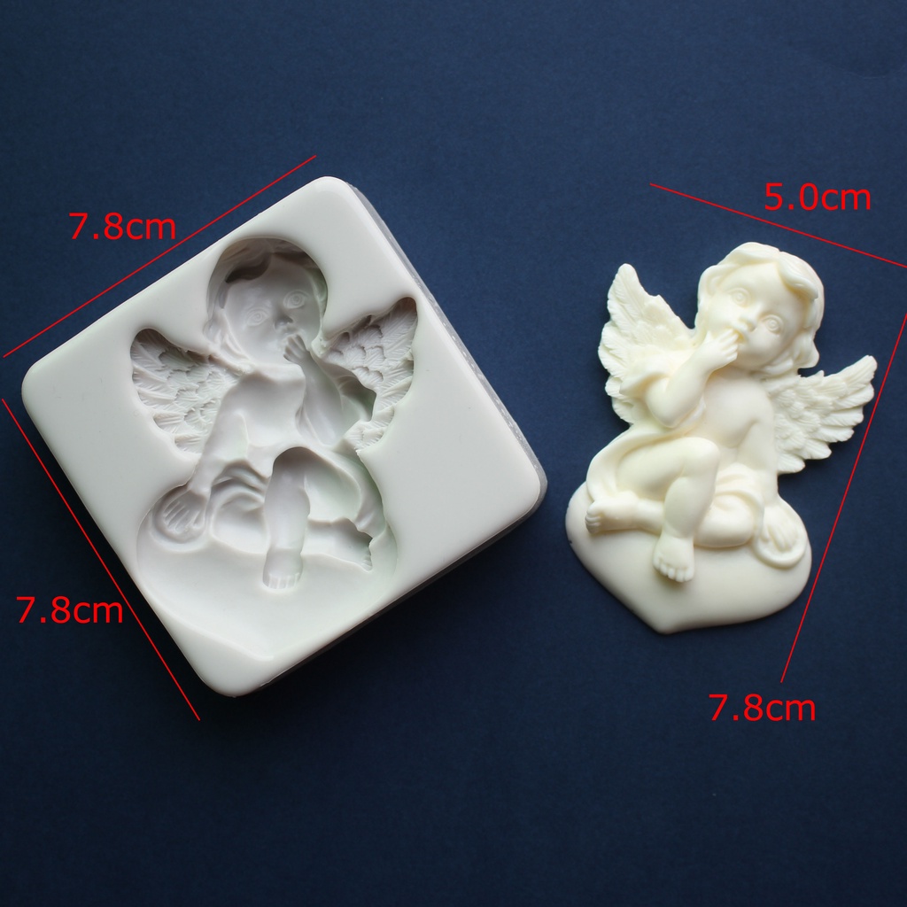 Khuôn Silicone Tạo Hình Thiên Thần Làm Bánh/Chocolate/Kẹo Đường