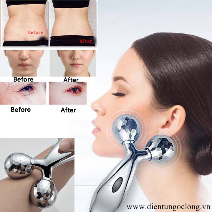 Dụng Cụ Massage 3D Roller Xoay 360 Độ