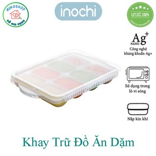 Khay Trữ Đông Đồ Ăn Dặm Amori Cho Bé Yêu, Khay Đựng Đồ Ăn Dặm Cao Cấp Inochi