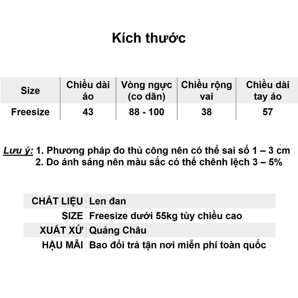 Áo cardigan len nút màu cổ chữ V tay dài freesize phong cách Hàn Quốc trẻ trung cho nữ hàng Quảng Châu | BigBuy360 - bigbuy360.vn