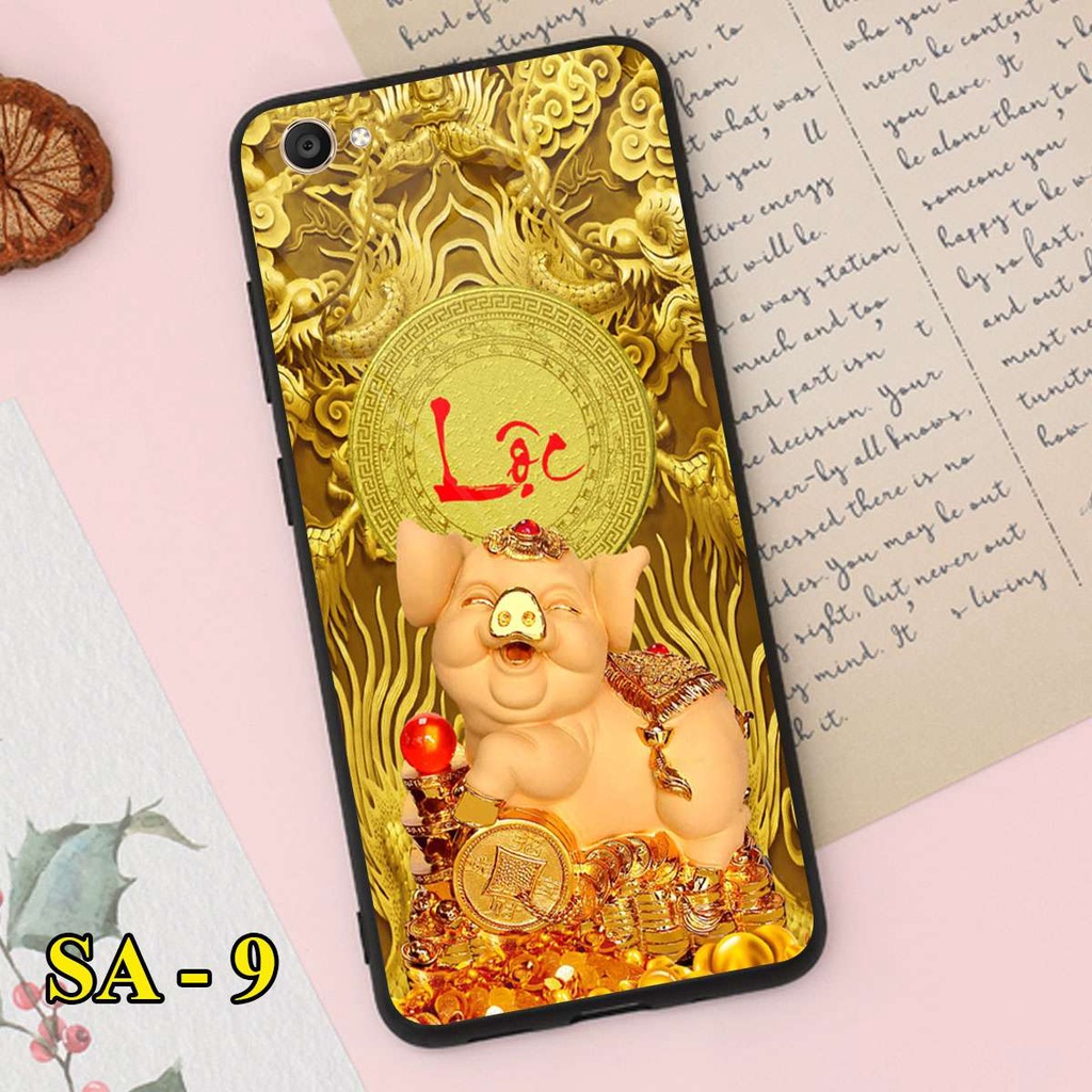 Ốp lưng 12 con giáp tài lộc cho Vivo Y53 - Vivo Y55 - Vivo V5 in kính sắc nét, sáng bóng