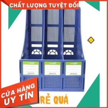 Khay đựng tài liệu nhựa 3 ngăn kệ rổ xéo nhựa 3 ngăn file đựng tài liệu