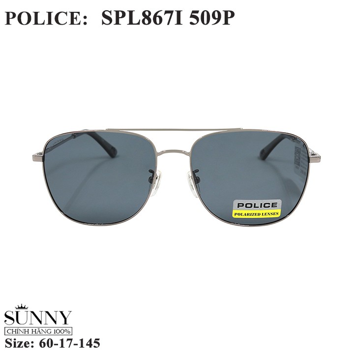 Kính mát chính hãng Police SPL867I màu sắc thời trang, thiết kế dễ đeo bảo vệ mắt
