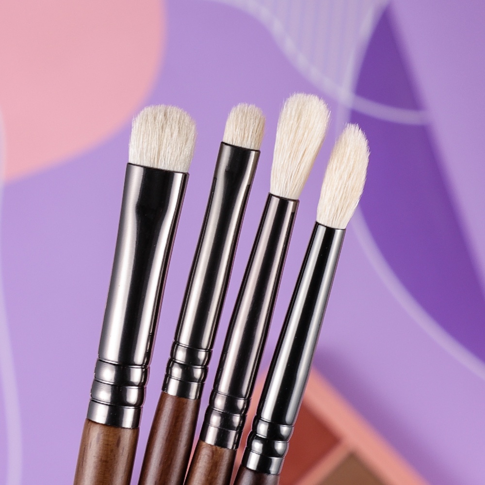 Set 4 Cọ Trang Điểm OVW N56N64Wn66N83 Lông Dê Màu Trắng