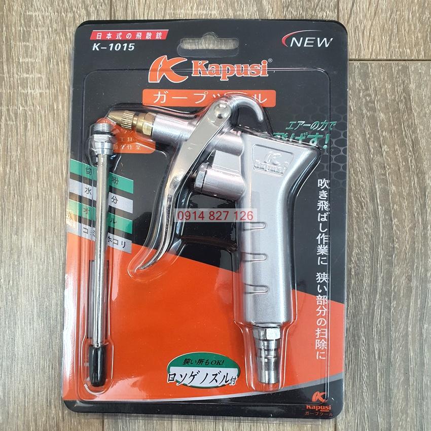 Xì khô inox, Xịt khí nén, xịt hơi Nhật Bản Kapusi hợp kim kèm đầu dài 1/4 inch - Tổng kho kim khí