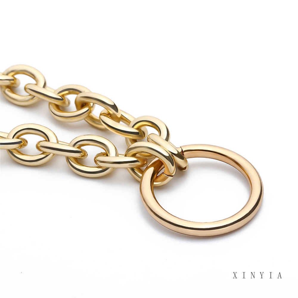 Dây Chuyền Hợp Kim Mặt Hình Tròn Phong Cách Retro