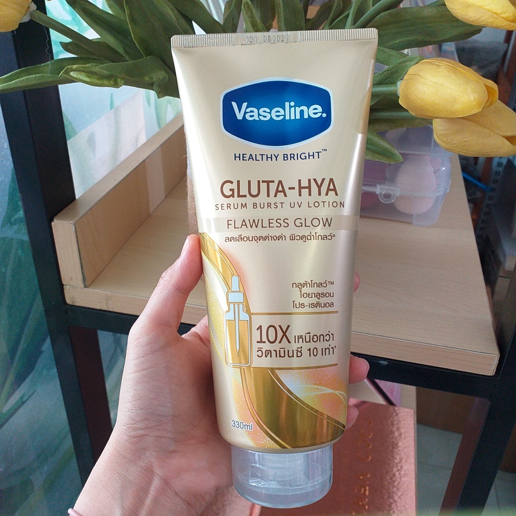 (Chính Hãng) Sữa Dưỡng Thể Vaseline Healthy Bright Gluta HYA Serum 10X Thái Lan