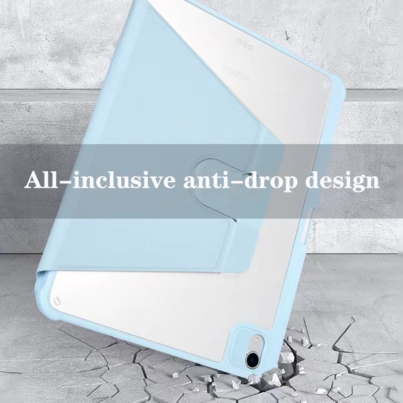 Bao da ipad Ốp Máy Tính Bảng Bằng acrylic Cứng Có Ngăn Đựng Bút Cho iPad Air4-AIR 5 10.9 AIR 10.2 Pro11-iPad 9th gen10.2 inch-7th 65 / Air1 / 2 / 9.7-mini5 / 6