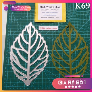 K69 - Khuôn Kim Loại Cắt Lá Backdrop Chất Liệu Thép Cabon Dùng Kèm Máy Cắt Khuôn Thép