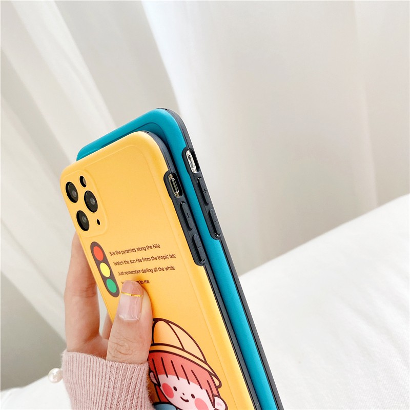 Ốp lưng iphone Bé giao thông IMD dày dặn viền nổi 5/5s/6/6plus/6s/6splus/7/7plus/8/8plus/x/xs/11/12/pro/max/plus/promax | BigBuy360 - bigbuy360.vn