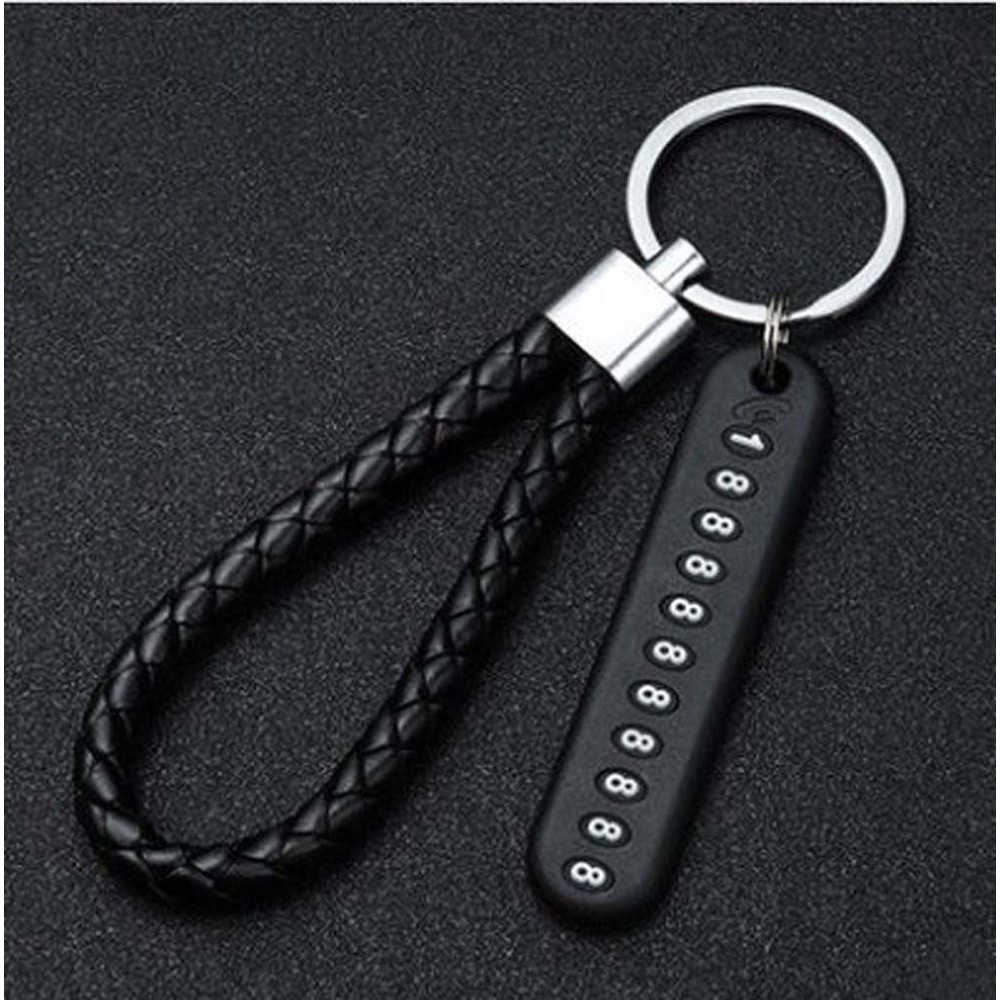 Dây Da Gắn Móc Chìa Khóa Xe Hơi / Điện Thoại Chống Thất Lạc Thiết Kế Tự Làm Chất Lượng Cao