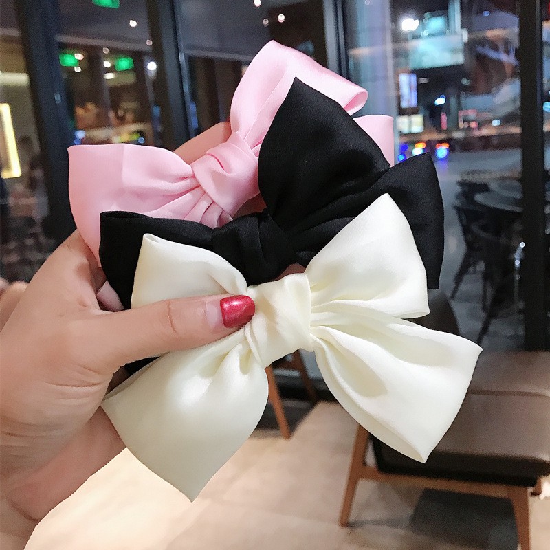 Kẹp tóc nơ xinh xắn đơn giản dành cho nữ