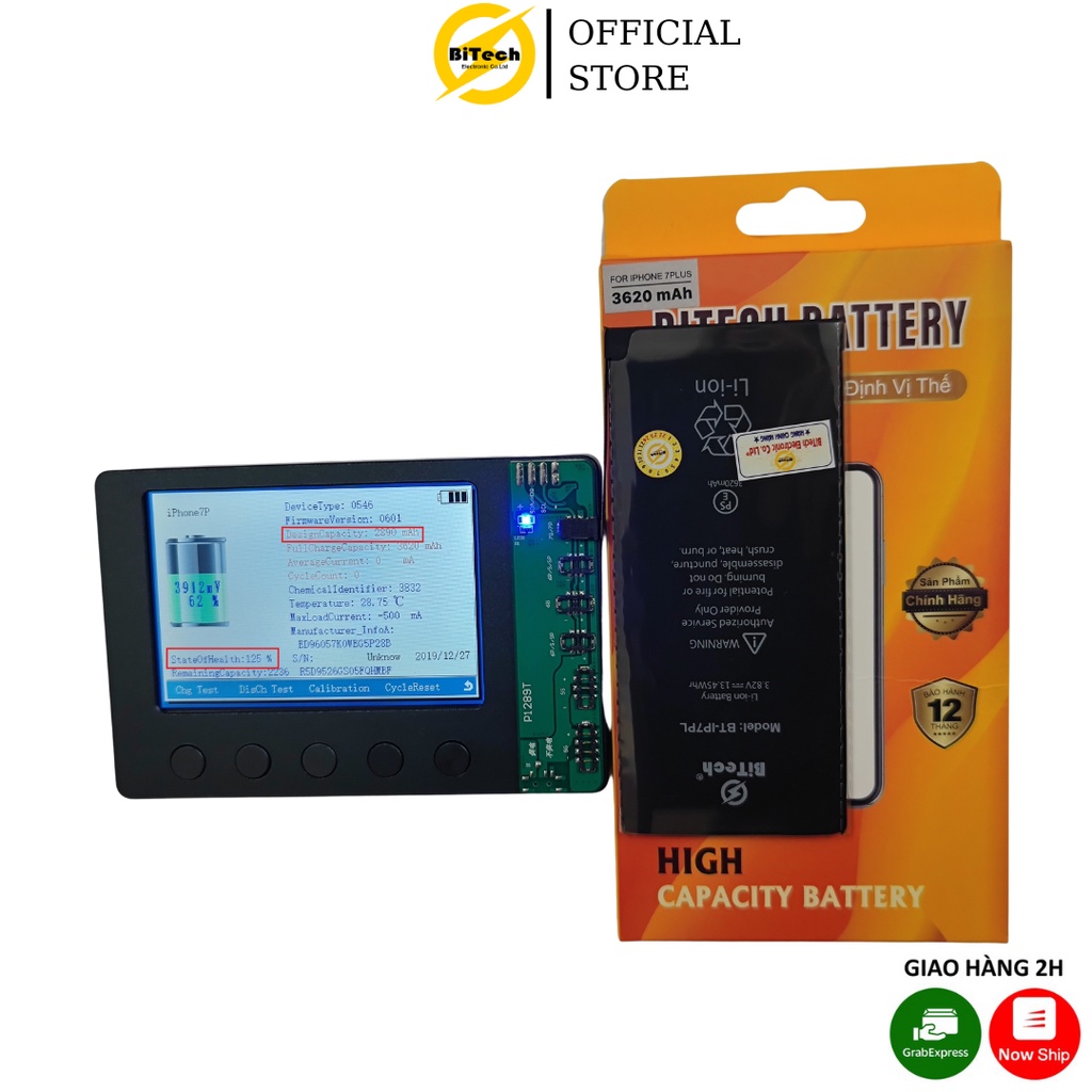 Pin điện thoại dung lượng cao BITECH BT-7PLUS ( dung lượng 3620 mAh )