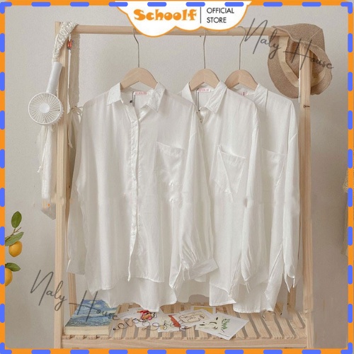 Áo Sơ Mi Đũi Dáng Rộng Chất Đũi Lanh Thái Siêu Mát Không Nhăn ,  Dáng Oversize Mix Được Nhiều Oufil