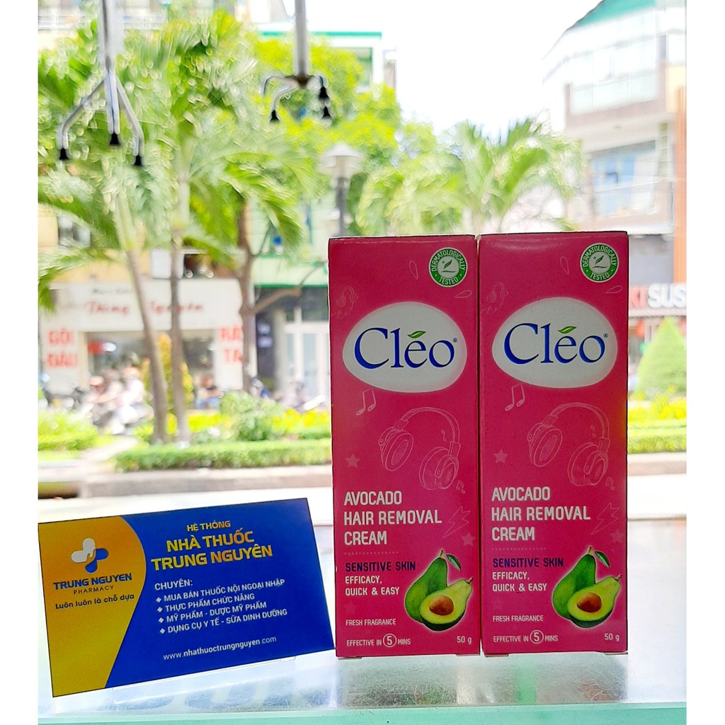 Kem Bơ Tẩy Lông CLEO Dành Cho Da nhạy cảm  50g.