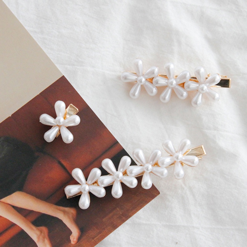 Kẹp tóc hình bông hoa phong cách Nhật Hàn thời trang thanh lịch cho nữ
