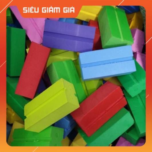 Gạch mút xốp , đồ dùng mầm non an toàn cho bé