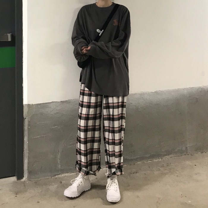 SET ÁO TAY DÀI + QUẦN SỌC ULZZANG | BigBuy360 - bigbuy360.vn