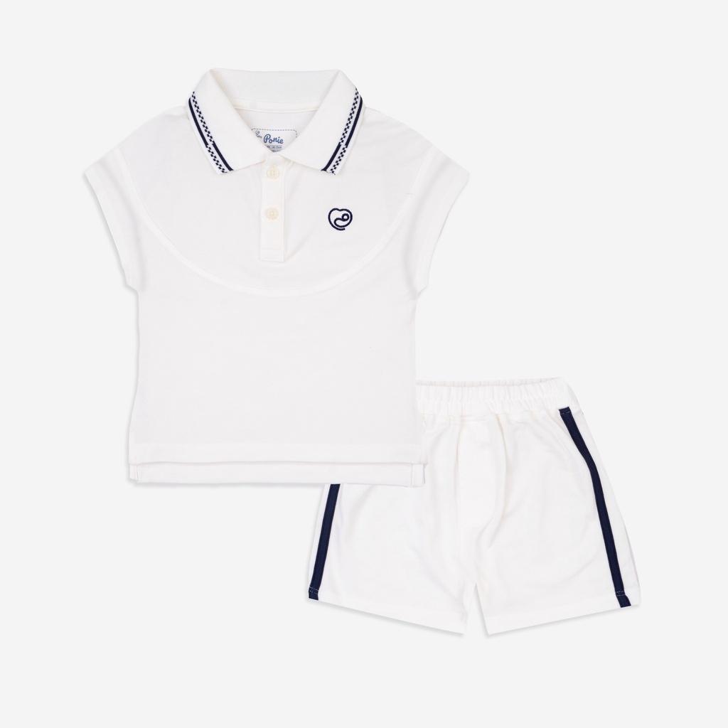 [Bu Baby]- Bộ ngắn tay Ponie cho bé trai bé gái Bubaby- BPN130306