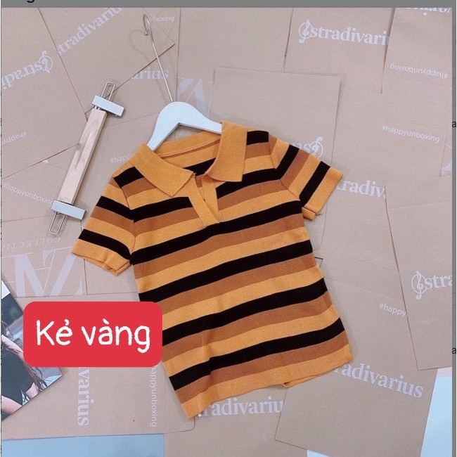 BÁN SỈ ÁO LEN KẺ CỔ ĐỨC 2 MÀU HÀNG QCCC NỮ AN57 | BigBuy360 - bigbuy360.vn