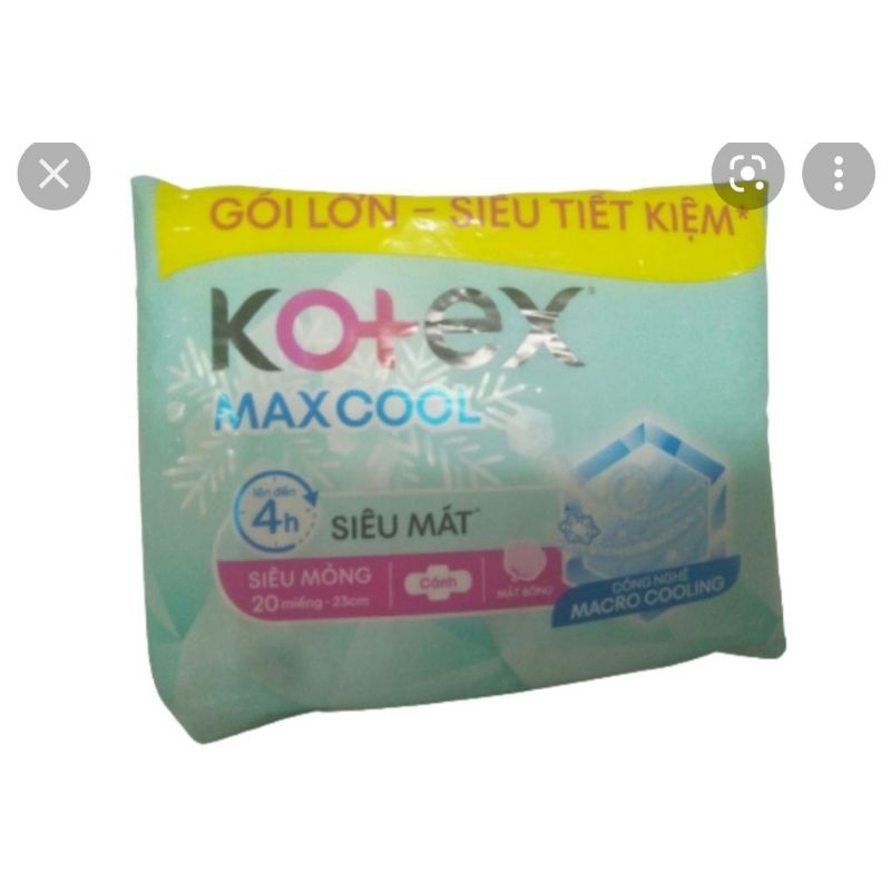 Băng vệ sinh Kotex Maxcool 20 miếng