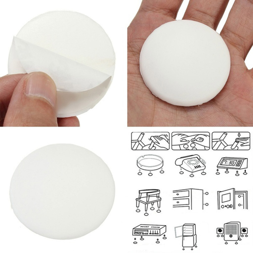 Miếng Silicone Dán Tường Chặn Cửa Chống Va Đập Nhiều Màu