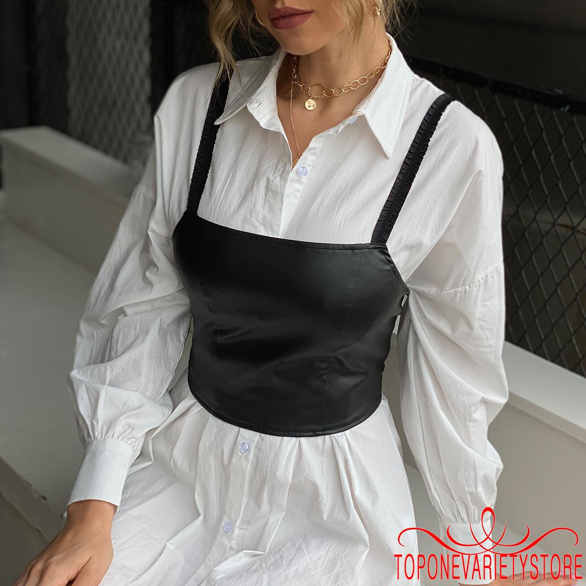 Áo Da Không Tay Co Giãn Thời Trang Quyến Rũ Cho Nữ | BigBuy360 - bigbuy360.vn