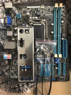 Main Asus H61 chipset socket 1155 kèm chặn