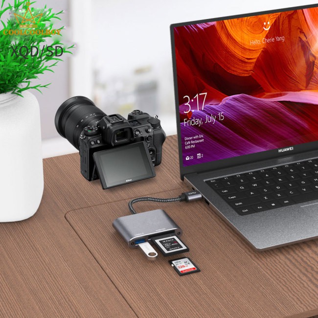 Đầu Đọc Thẻ Nhớ Đa Năng 3 Trong 1 Usb3.0 Sang Xqd / Sd / Usb3.0 | BigBuy360 - bigbuy360.vn