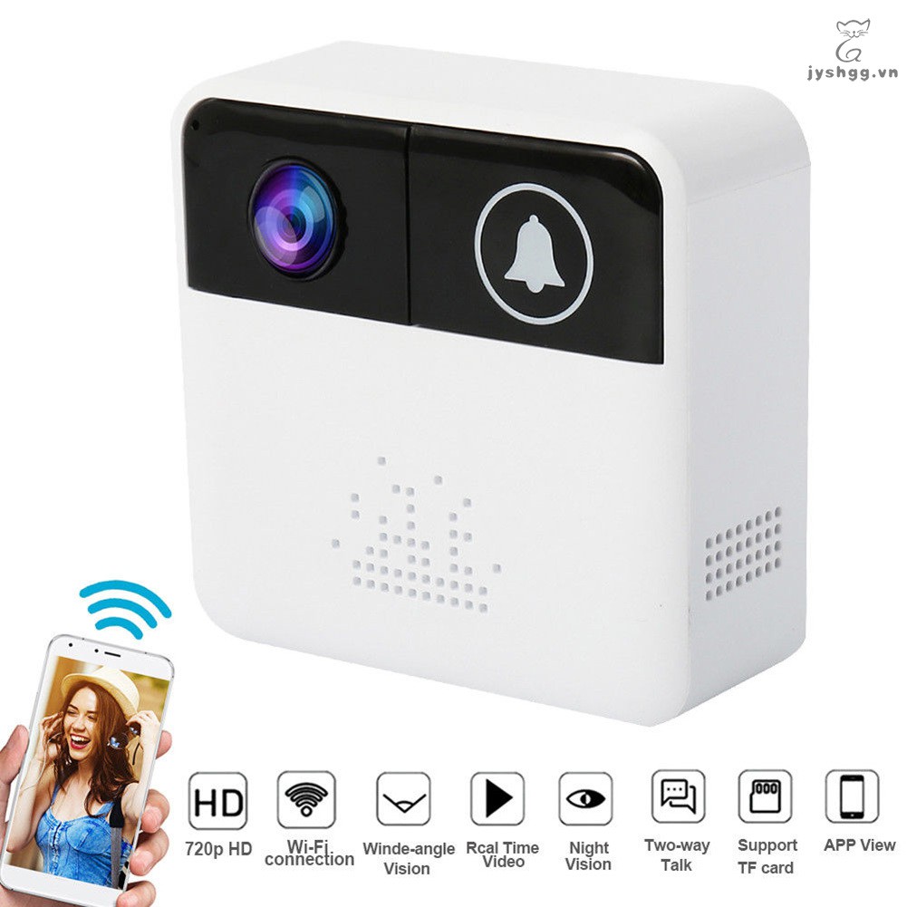 Wireless WiFi Smart Remote Video Door Camera Phone Doorbell Intercom IR Security Bell