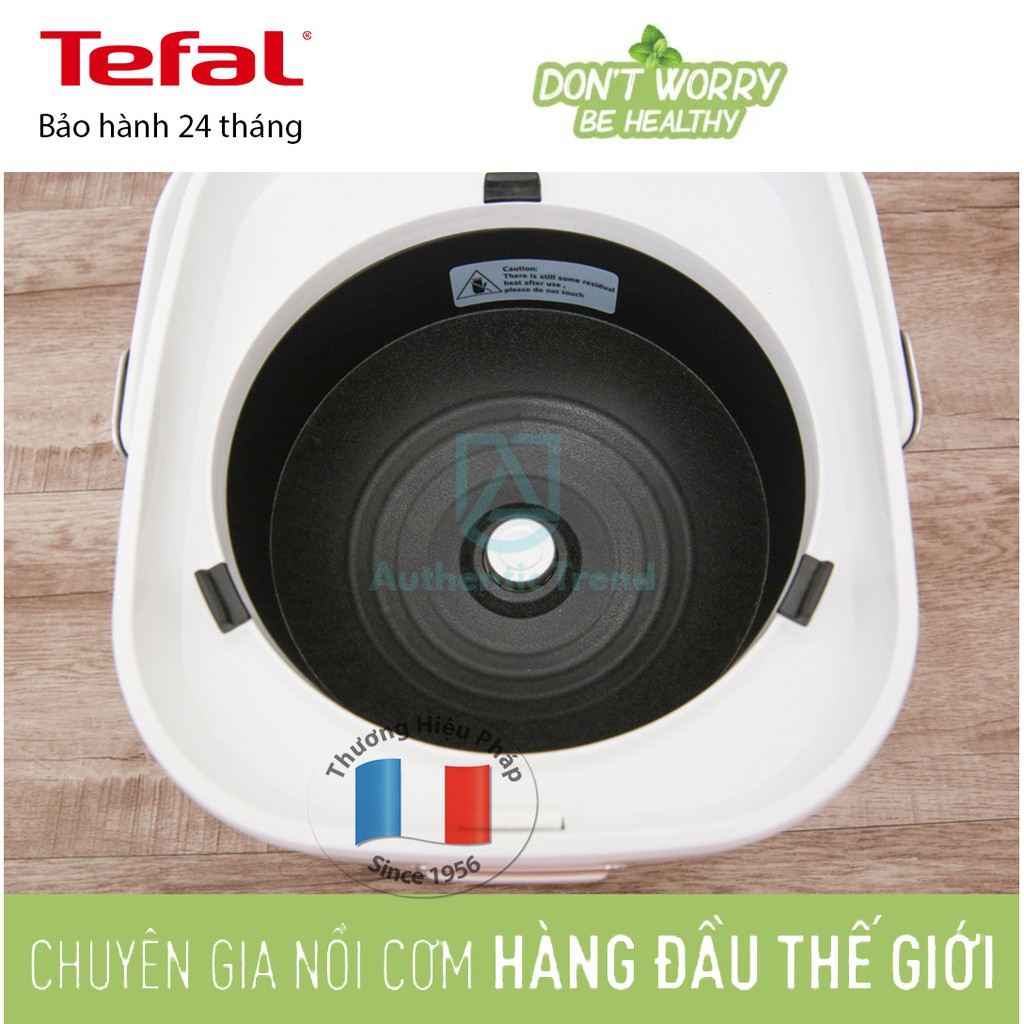 Nồi cơm điện Cao Tần Tefal RK604165 Chính Hãng 0.7 lít - Lòng nồi dày 2mm 6 lớp chống dính độc quyền