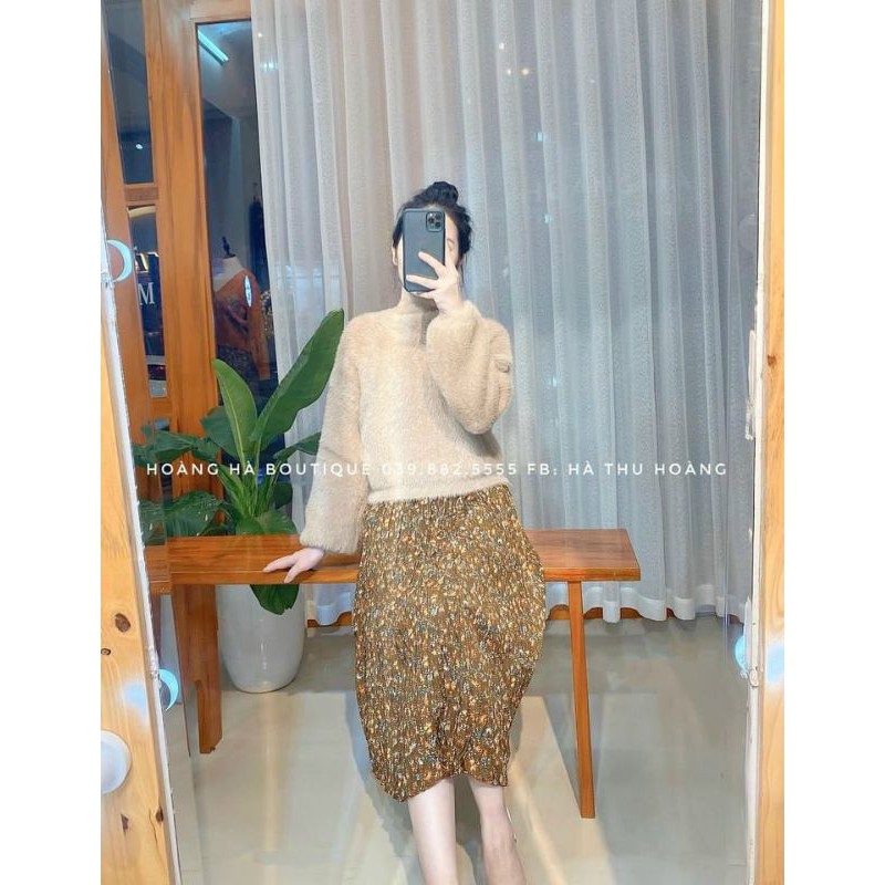 Áo len lông cổ 3 phân hàng QC