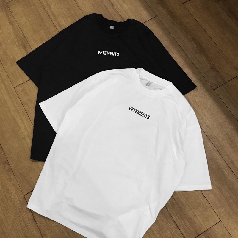 Áo thun VETEMENTS hai màu trắng đen hot hit  Áo phông nam nữ đẹp nhất