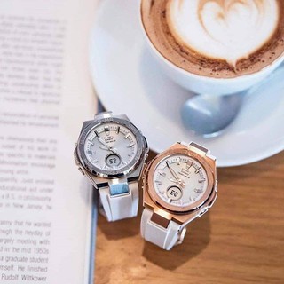 Hot đồng hồ nữ casio baby g msg-s200g-7adr dây nhựa - pin năng lượng - chính hãng