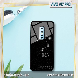 Ốp lưng kính 3D Vivo V17 Pro -cung hoàng đạo