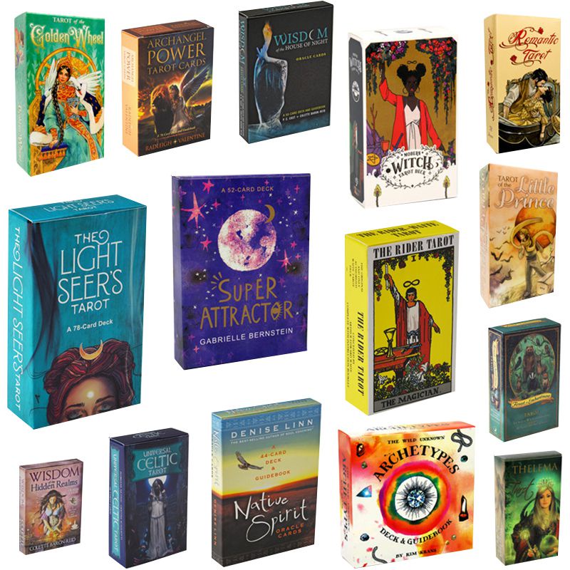 Bộ Thẻ Bài Tarot Hoạ Tiết Phù Thủy Vui Nhộn