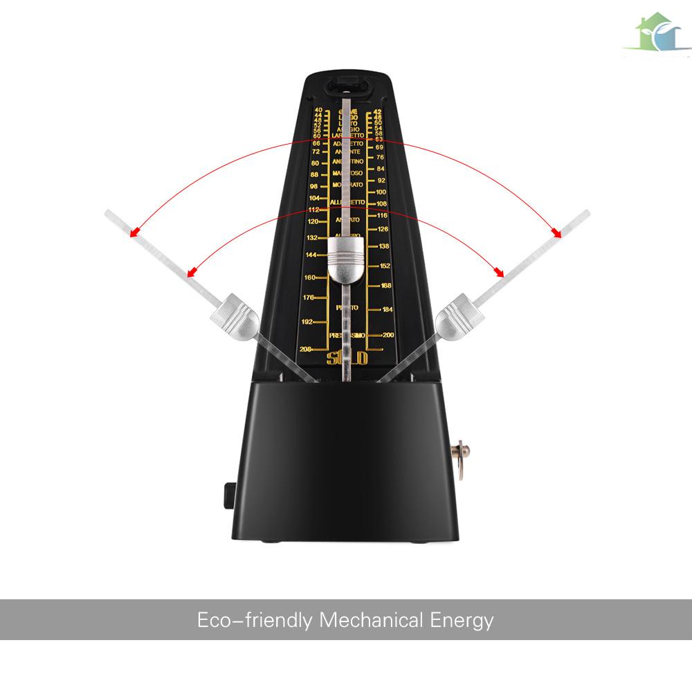 Mới Máy Đếm Nhịp Cơ Học Bằng Abs Cho Người Mới Bắt Đầu Học Đánh Đàn Guitar Violin Piano Bass