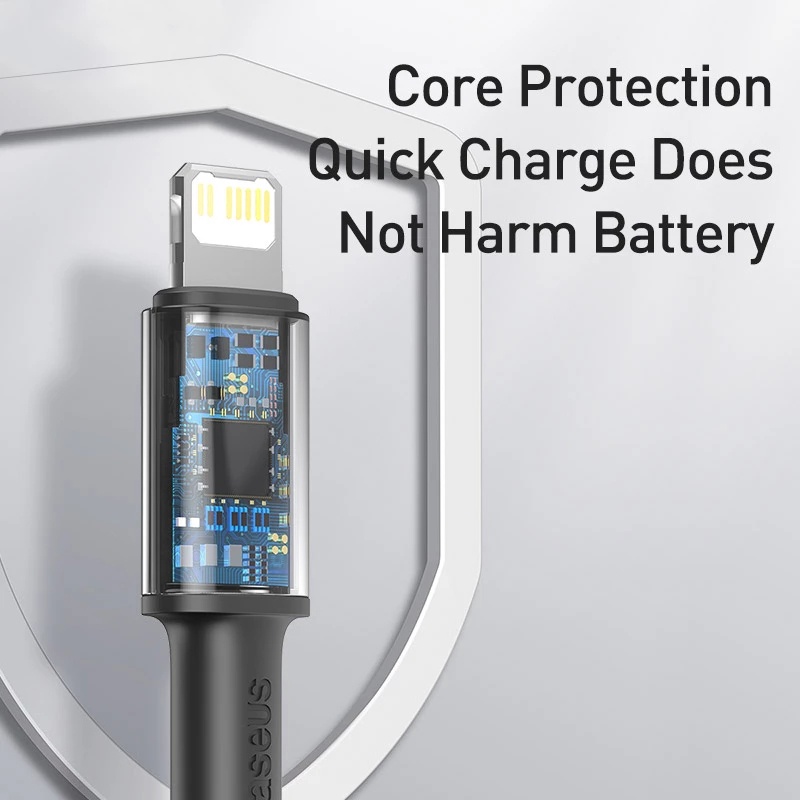 Dây sạc nhanh iphone 20w Baseus - Cáp typec to lightning 18 bọc dù siêu bền cho ip 11 12 13promax ipad