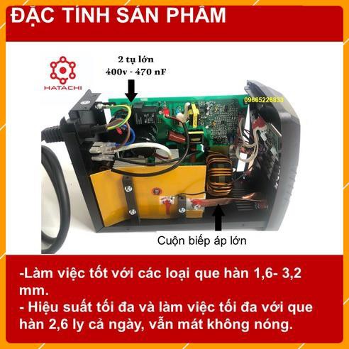 Máy Hàn Que Điện Tử Mini Kenmax ARC- 200Z | Hamgf Chính Hãng Có Đồng Hồ Hiển Thị |.