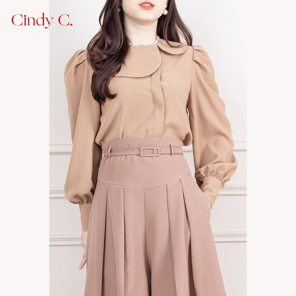 Áo sơ mi Lizette CINDY C phong cách công sở kiểu dáng thanh lịch nữ tính 959