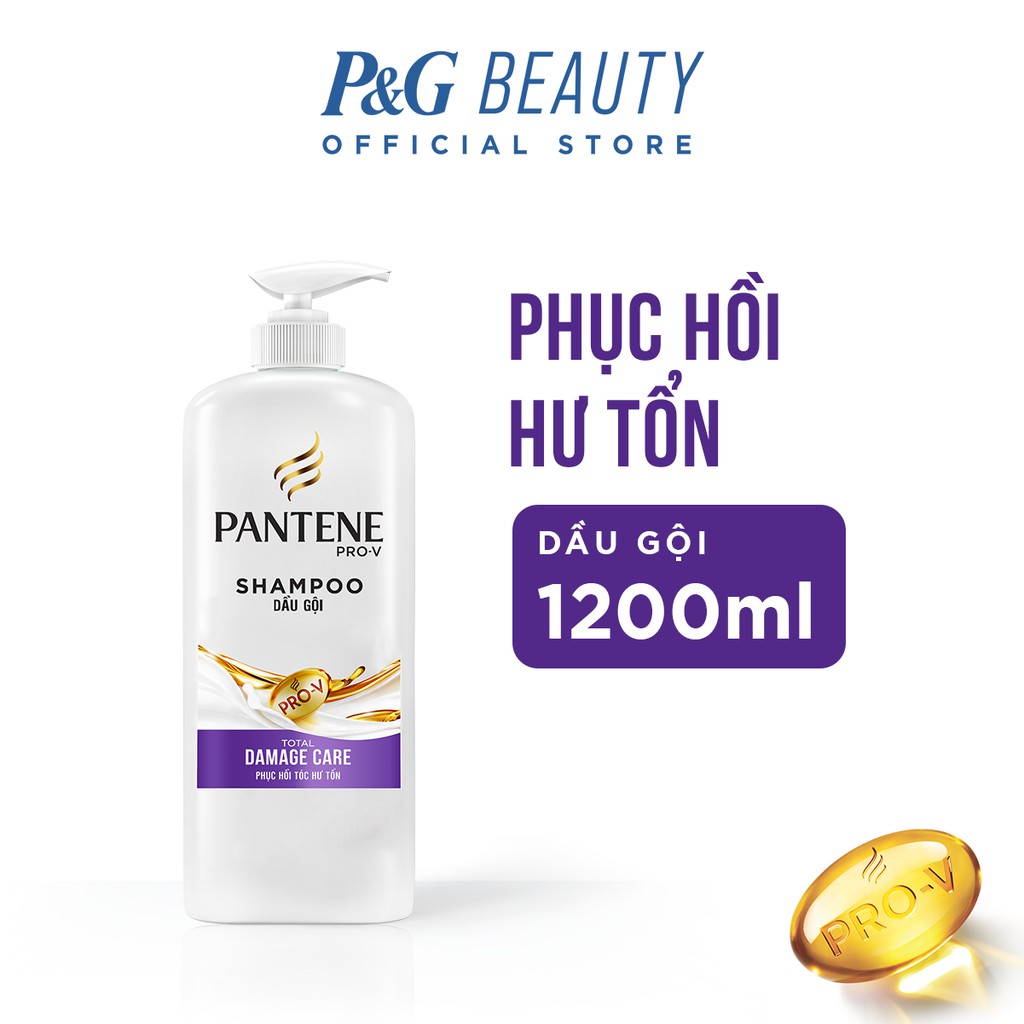 Dầu Gội Đầu Pantene 1200ml 🌺 FREESHIP 🌺 Ngăn Rụng Tóc Phục 🌺 Hồi Hư Tổn 🌺 Suôn Mượt Óng Ả 🌺