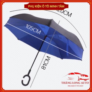Ô gấp ngược loại to 1m2 dùng trên xe hơi ô tô tiện lợi (dù gấp ngược)