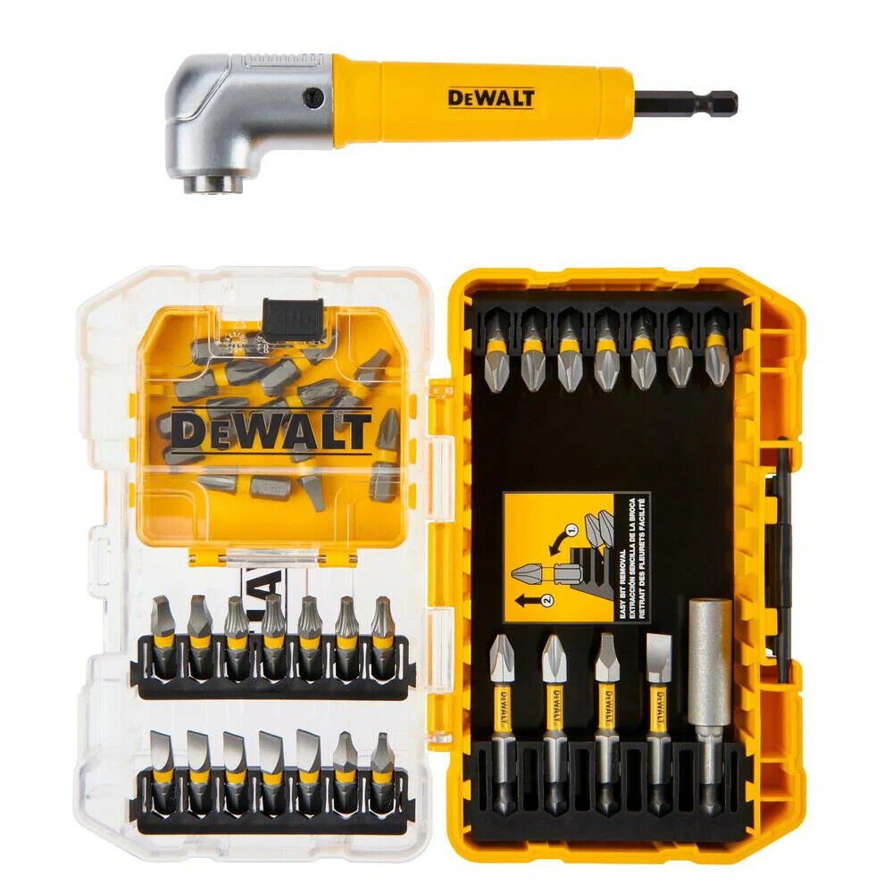 Bộ Mũi Vít Kèm Đầu Chuyển Góc Dewalt DWAMF36RASET (36 CÁI)