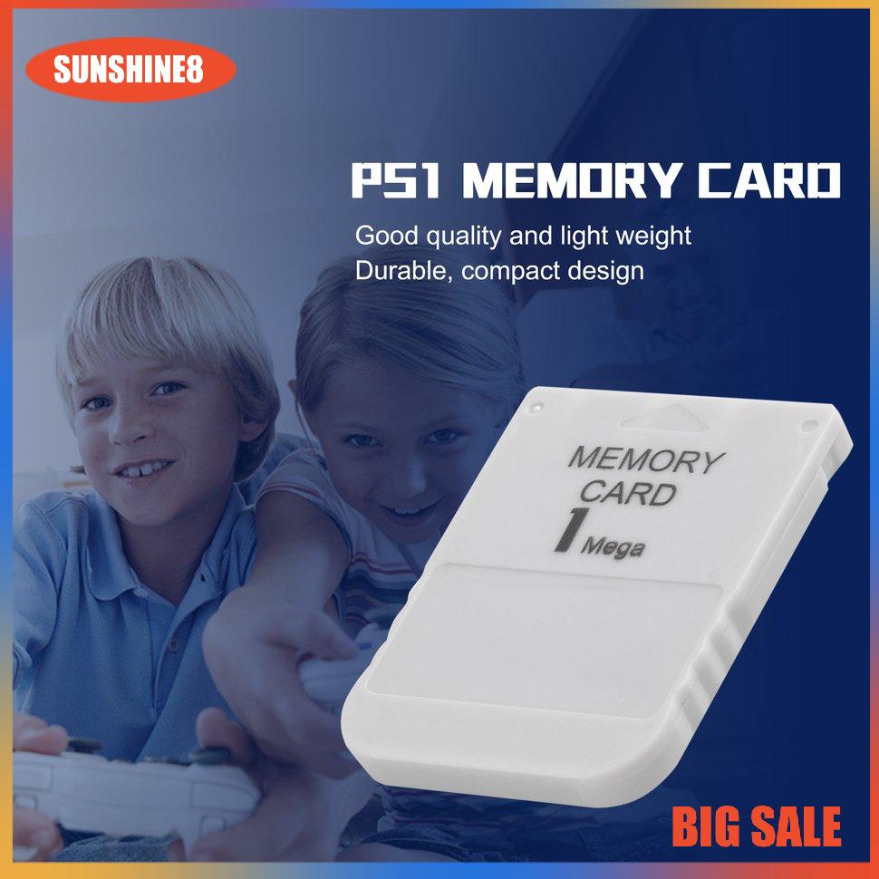 【SUN】PS1 Memory Card 1 Mega Memory Card For Playstation 1 One PS1 PSX Game Useful