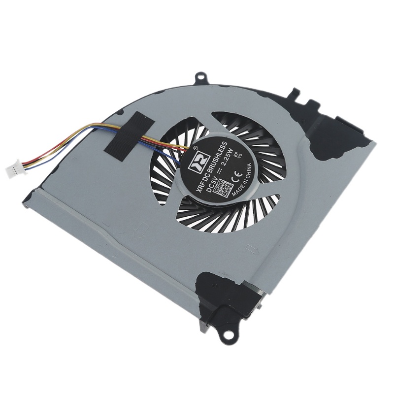 Set 2 quạt tản nhiệt CPU DC 5V 0.5A 4 pin 4 cánh cho laptop Dell Inspiron 15 7000 5576 5577 7557559 7559