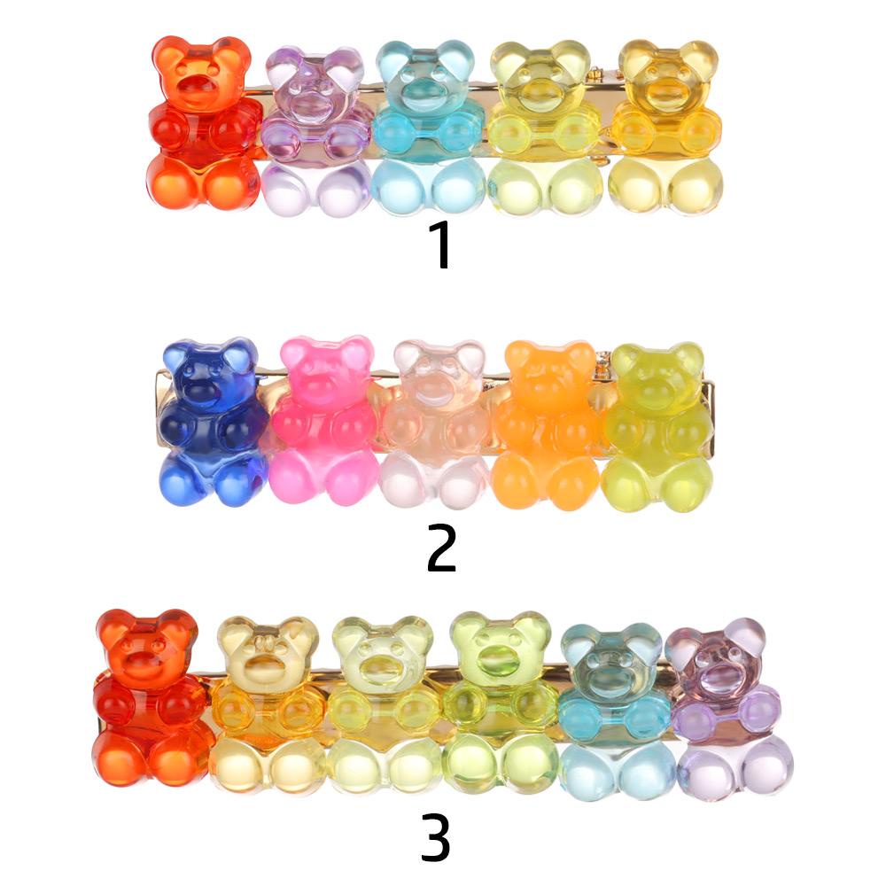 Future Kẹp Tóc Jelly Hình Gấu Dễ Thương Cho Nữ